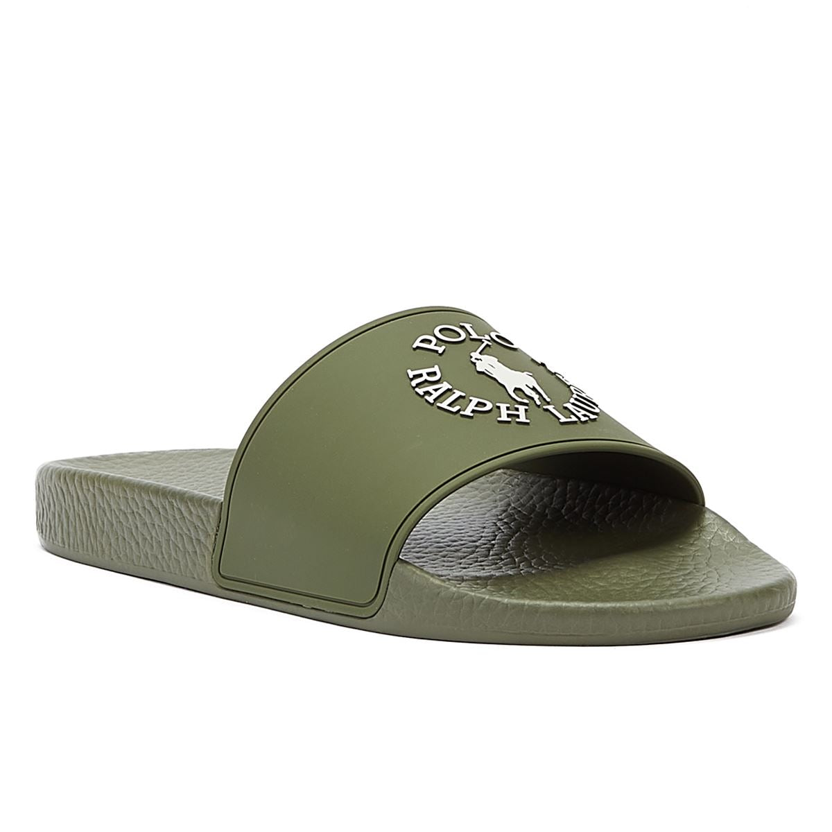 Ralph Lauren Pool Slide Sandal Mens Green Sandal