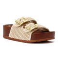 Desert Fleur Super Sandales Beige Pour Femmes