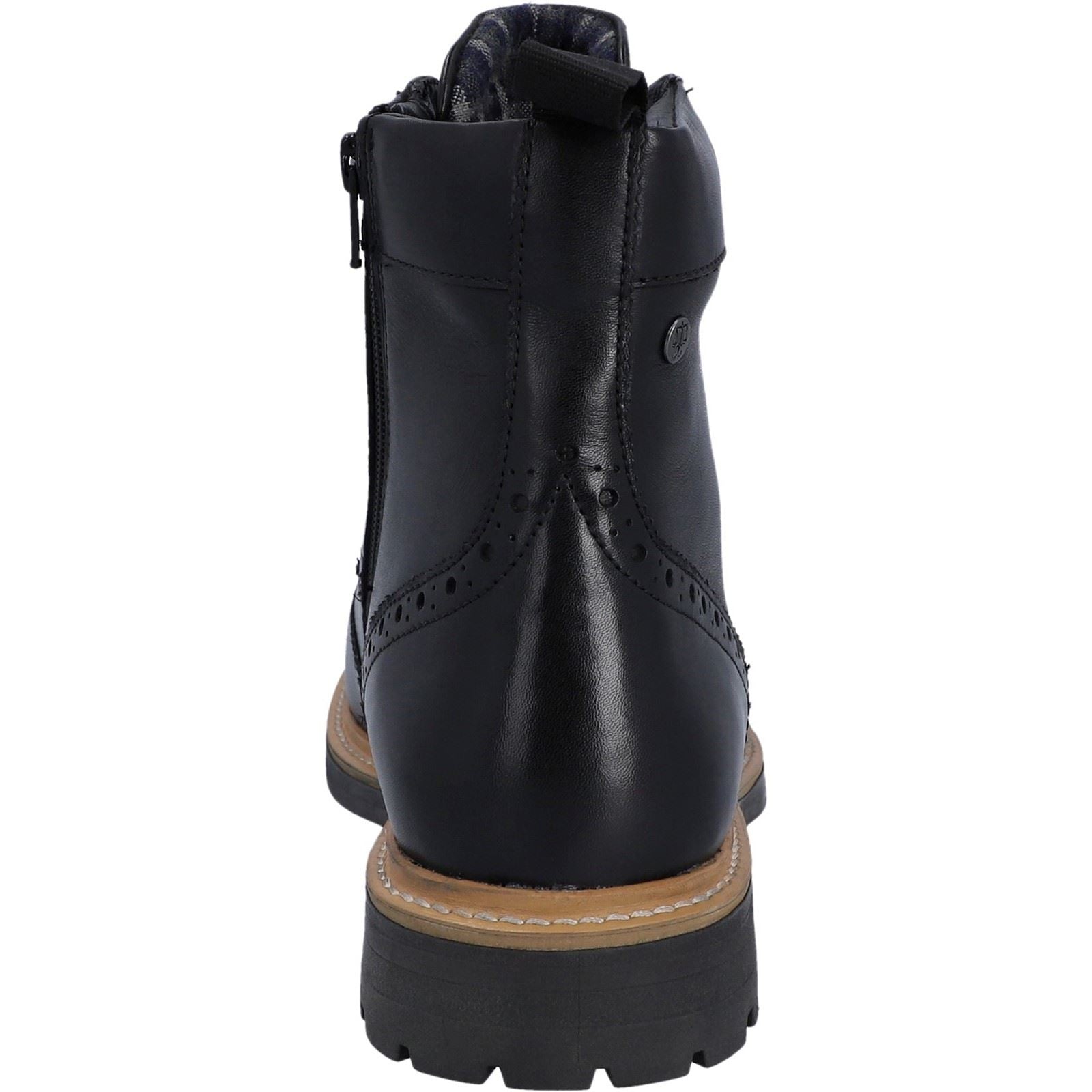Hunter Cawdor Chaussures Richelieu Pour Hommes En Cuir Noir