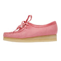 Clarks Originals Wallabee Chaussures Roses Pour Femmes En Suède