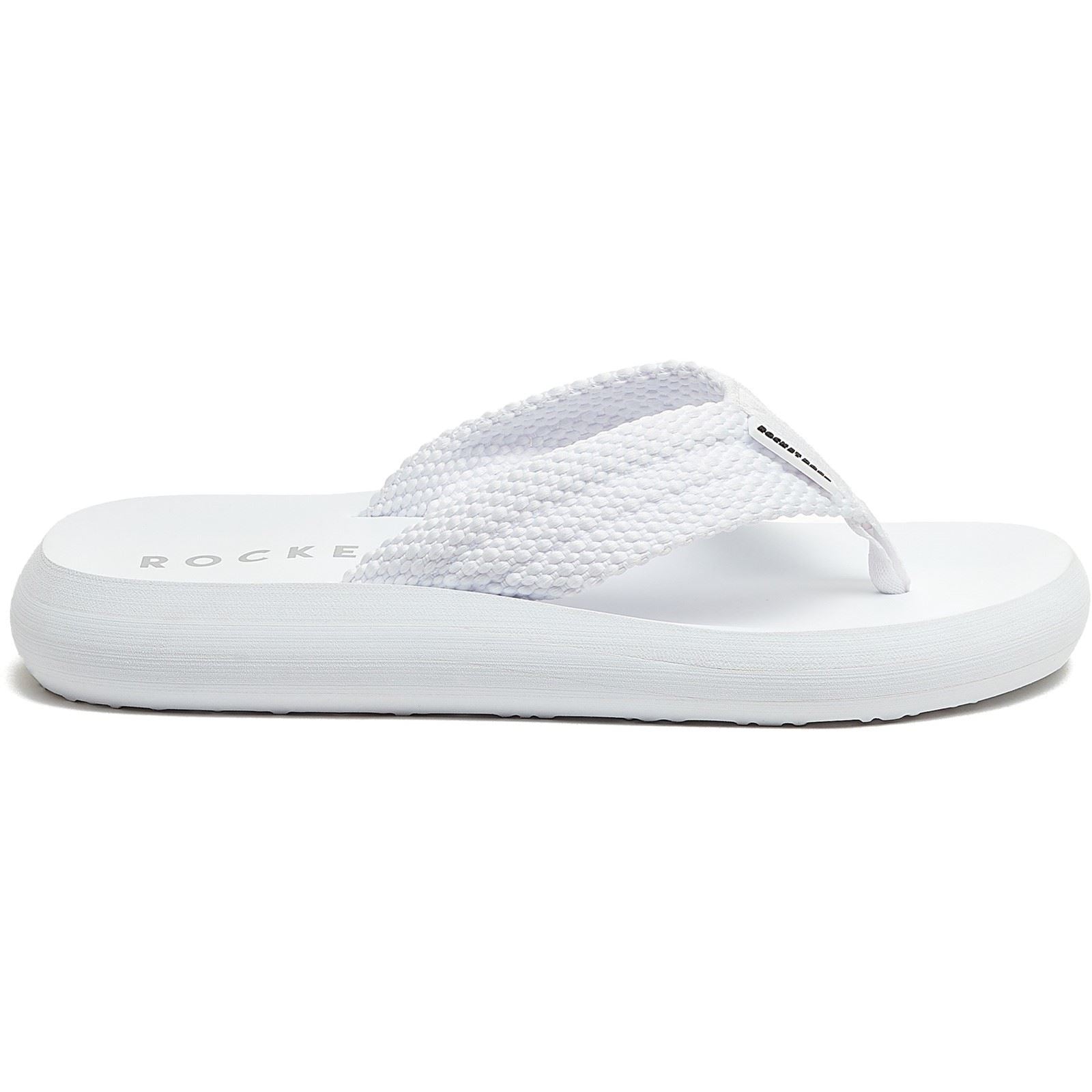 Rocket Dog Sunset Webbing Sandales Blanches Pour Femmes En Coton