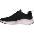 Skechers Vapor Foam Midnight Glimmer Sneakers Pour Femmes En Textile Noir/Or Rose