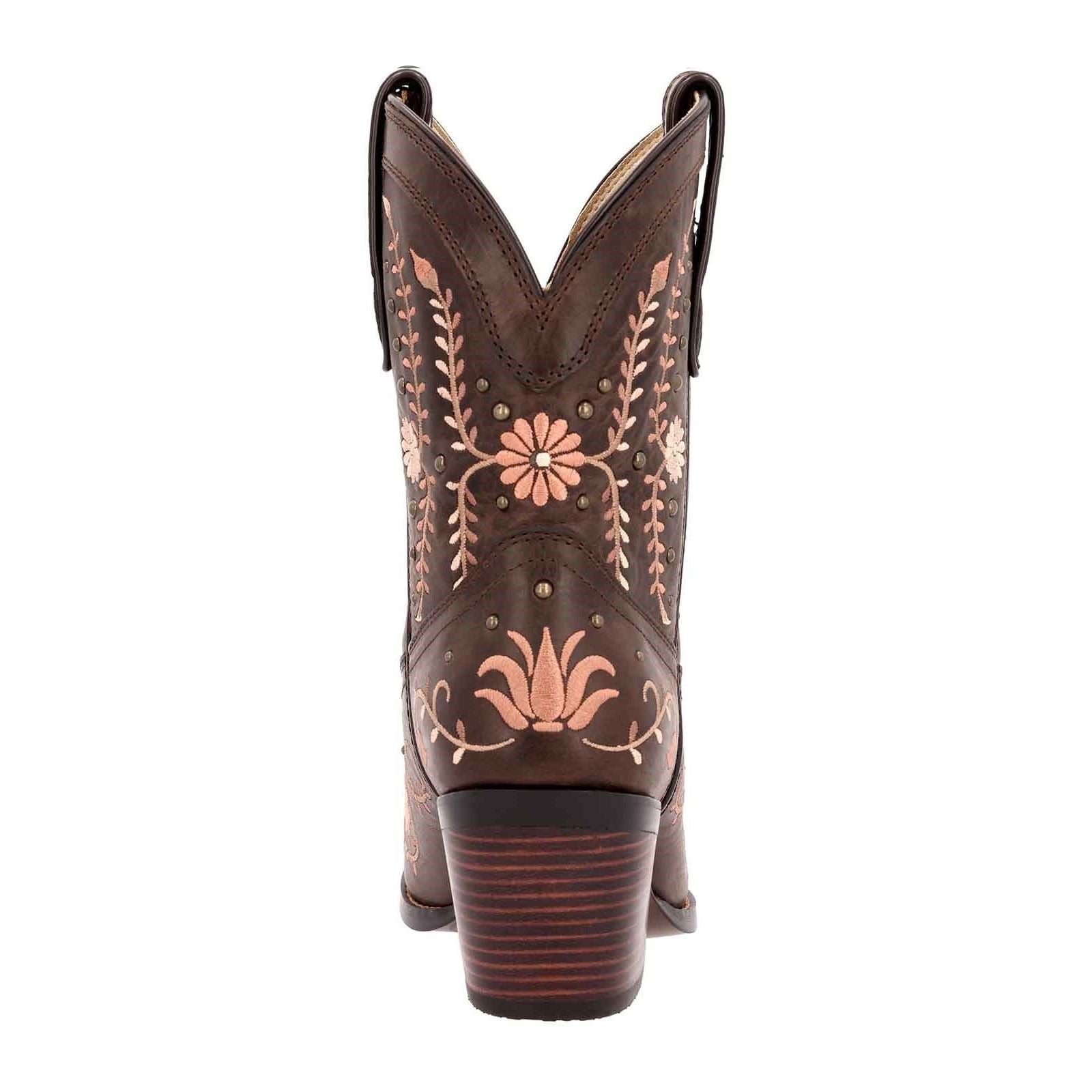 Durango Bottes En Cuir Crush Pour Femmes Rose Wildflower