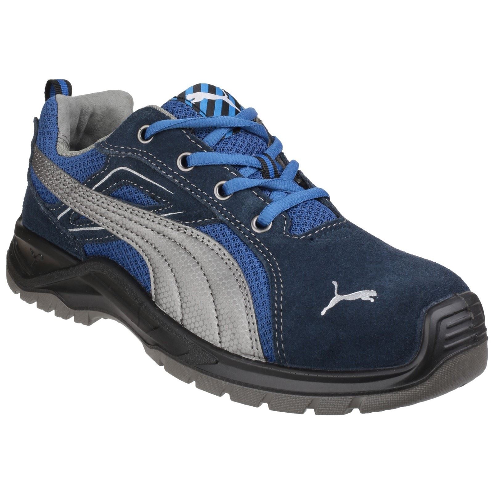 Puma Safety Baskets De Sécurité Omni Sky Low Suède+Textile Bleu