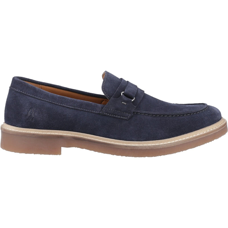 Hush Puppies Gryffin Chaussures Bateau En Cuir Pour Homme Couleur Marine
