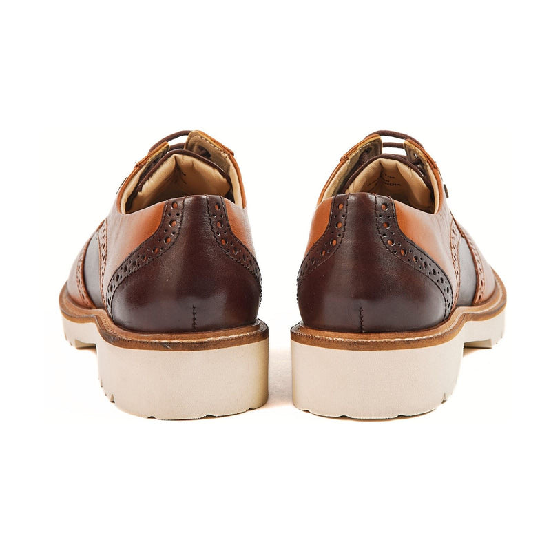 Pod Kortney Chaussures À Lacets En Cuir Pour Femmes, Couleur Tan, À Motifs Multiples.