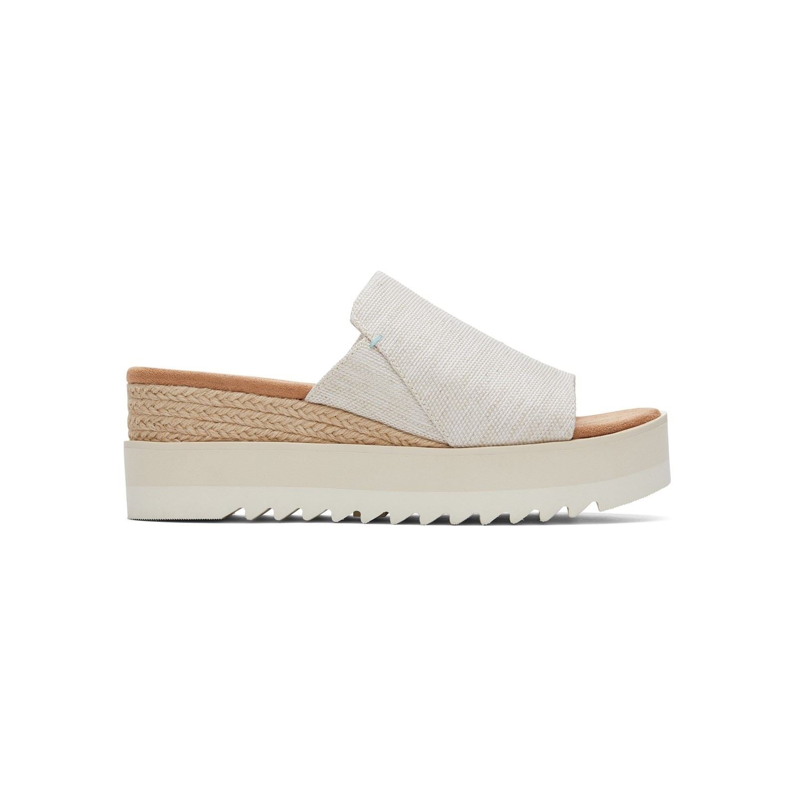 TOMS Diana Mule Compensées Naturelles Pour Femmes