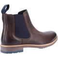 Hush Puppies Justin Chelsea Bottes En Cuir Marron Pour Hommes
