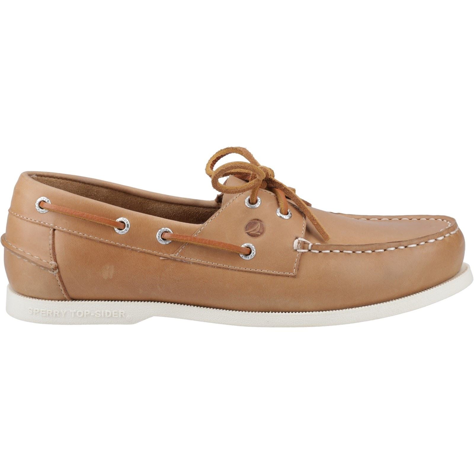 Sperry Tacoma Chaussures Bateau Pour Homme En Cuir Couleur Chameau