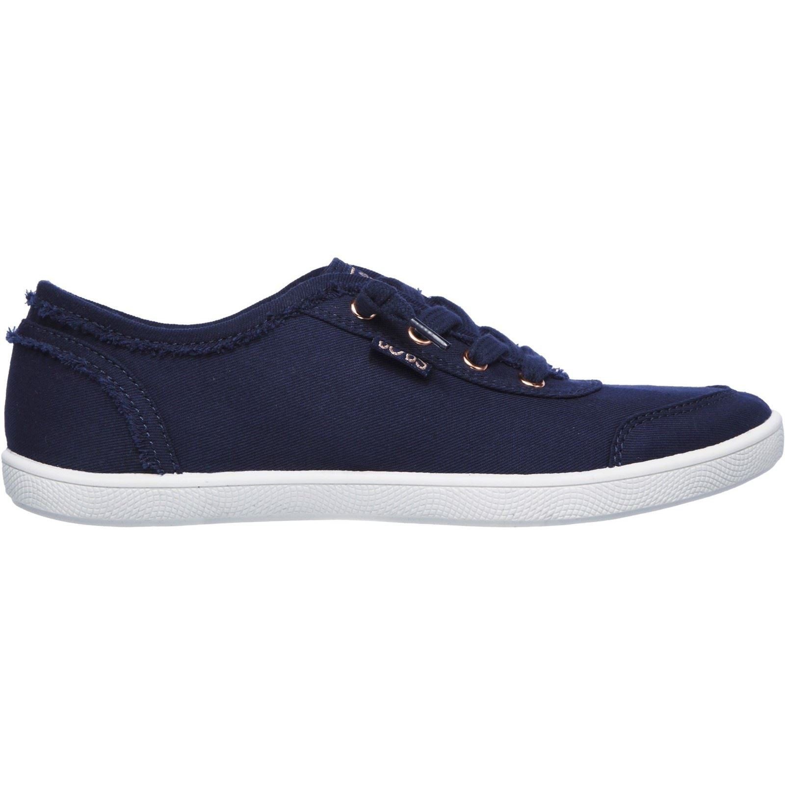 Skechers BOBS B Cute Baskets En Coton Pour Femmes, Couleur Marine