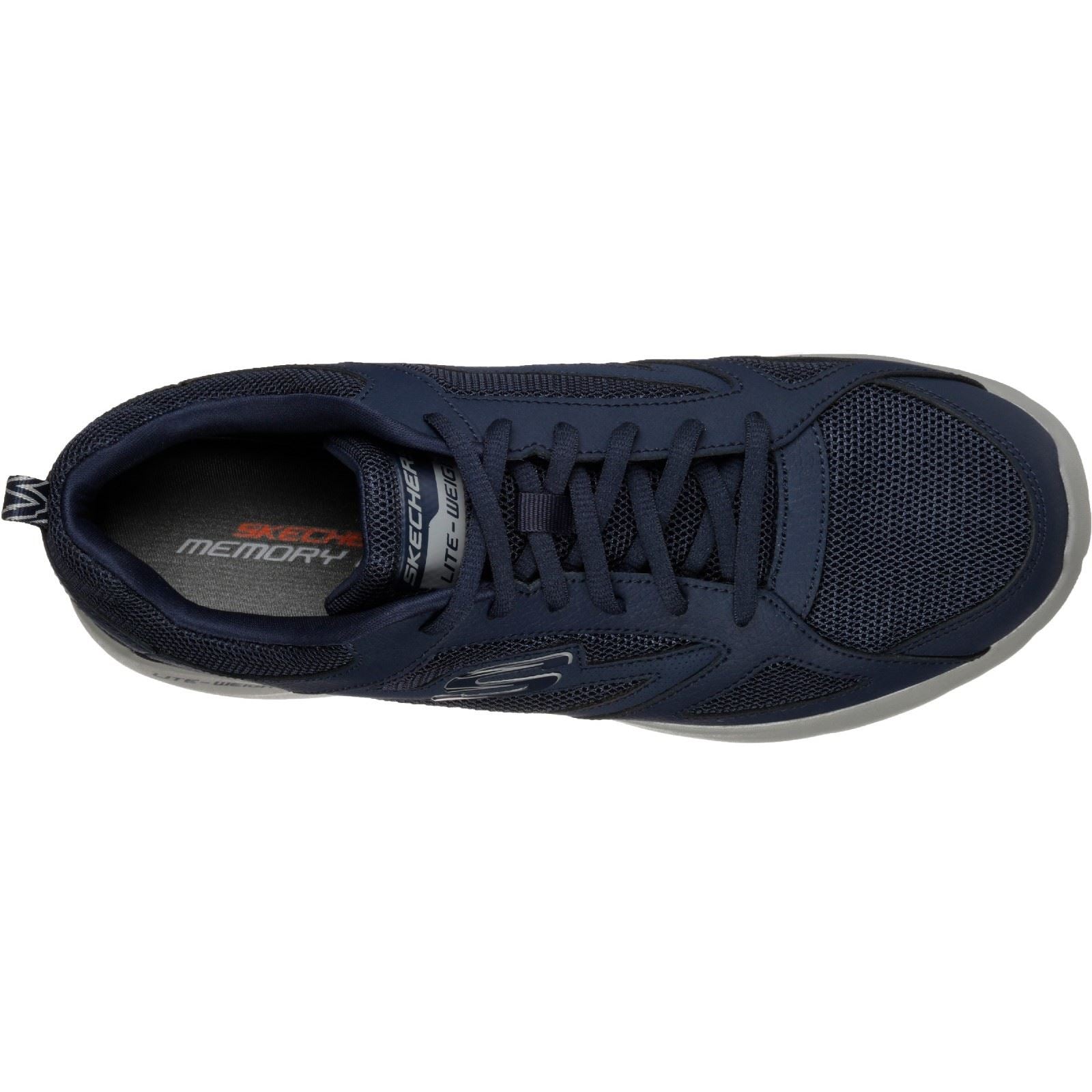 Skechers Dynamight 2.0 Baskets En Maille Pour Homme, Bleu Marine