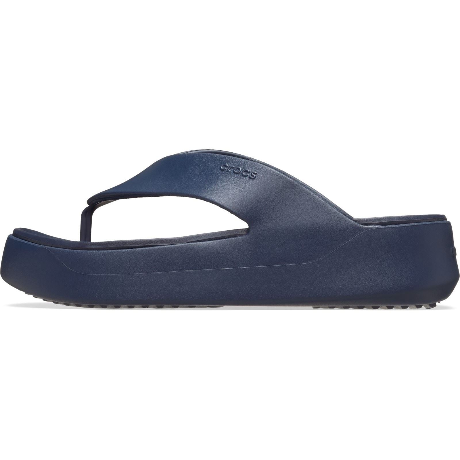 Crocs Getaway Platform Sandales Pour Femmes En Thermoplastique De Couleur Marine