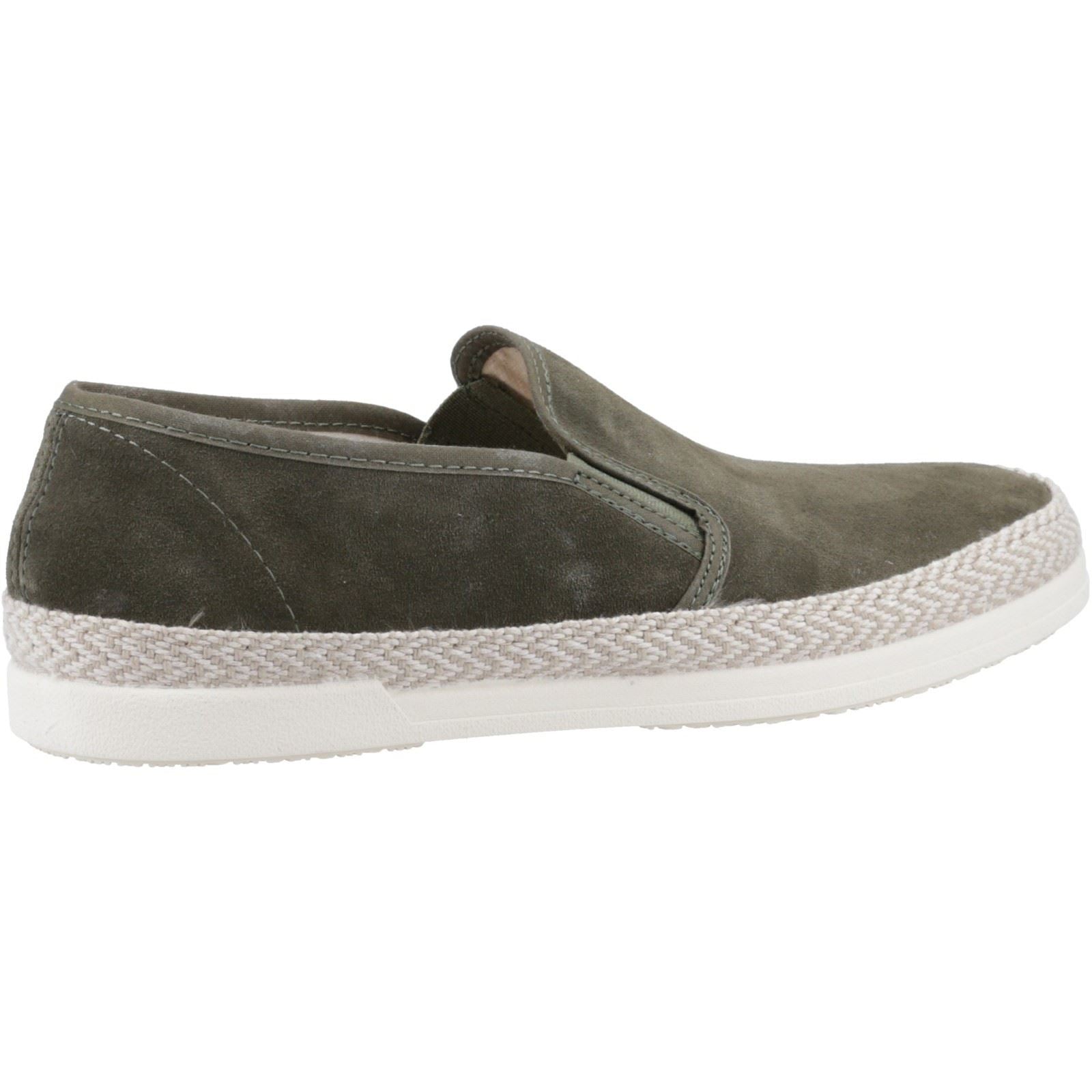 Dune Francisco Baskets En Daim Pour Hommes De Couleur Kaki