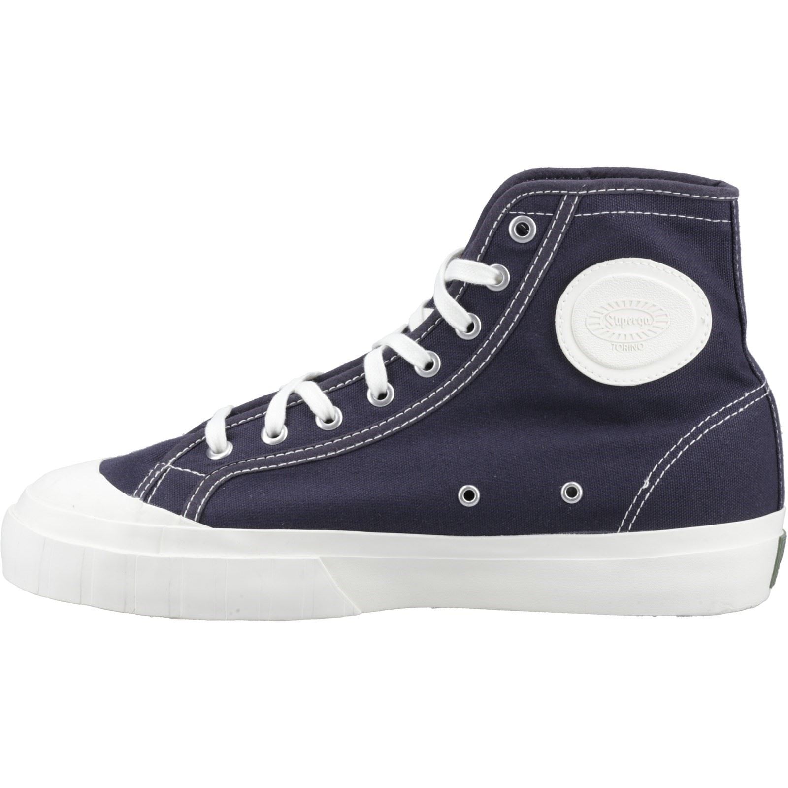 Superga 3192 Campionato Basket Bottes Bleu Gris Foncé Pour Homme 100% Coton