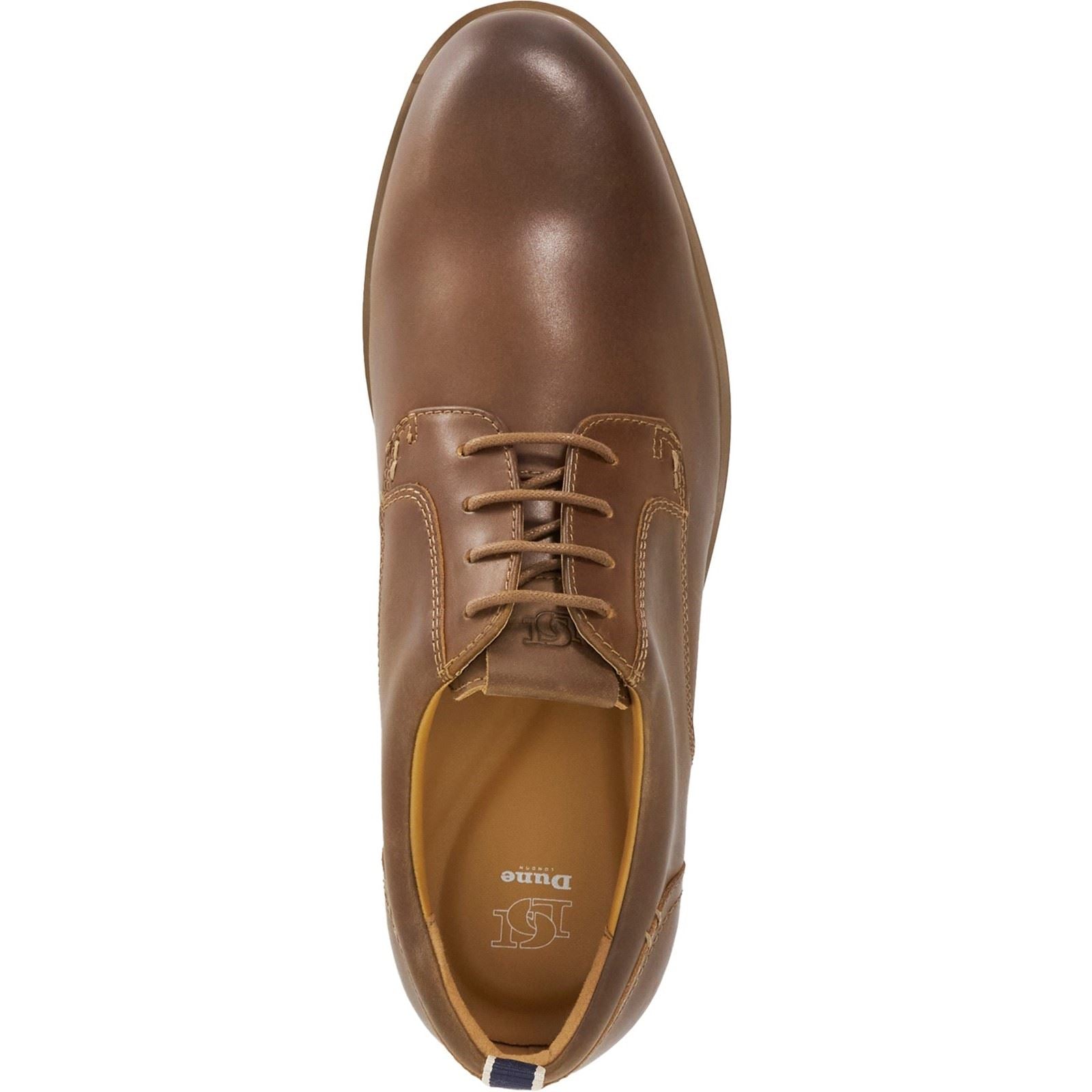 Dune Blaksley Chaussures En Cuir Pour Hommes Brunes À Lacets