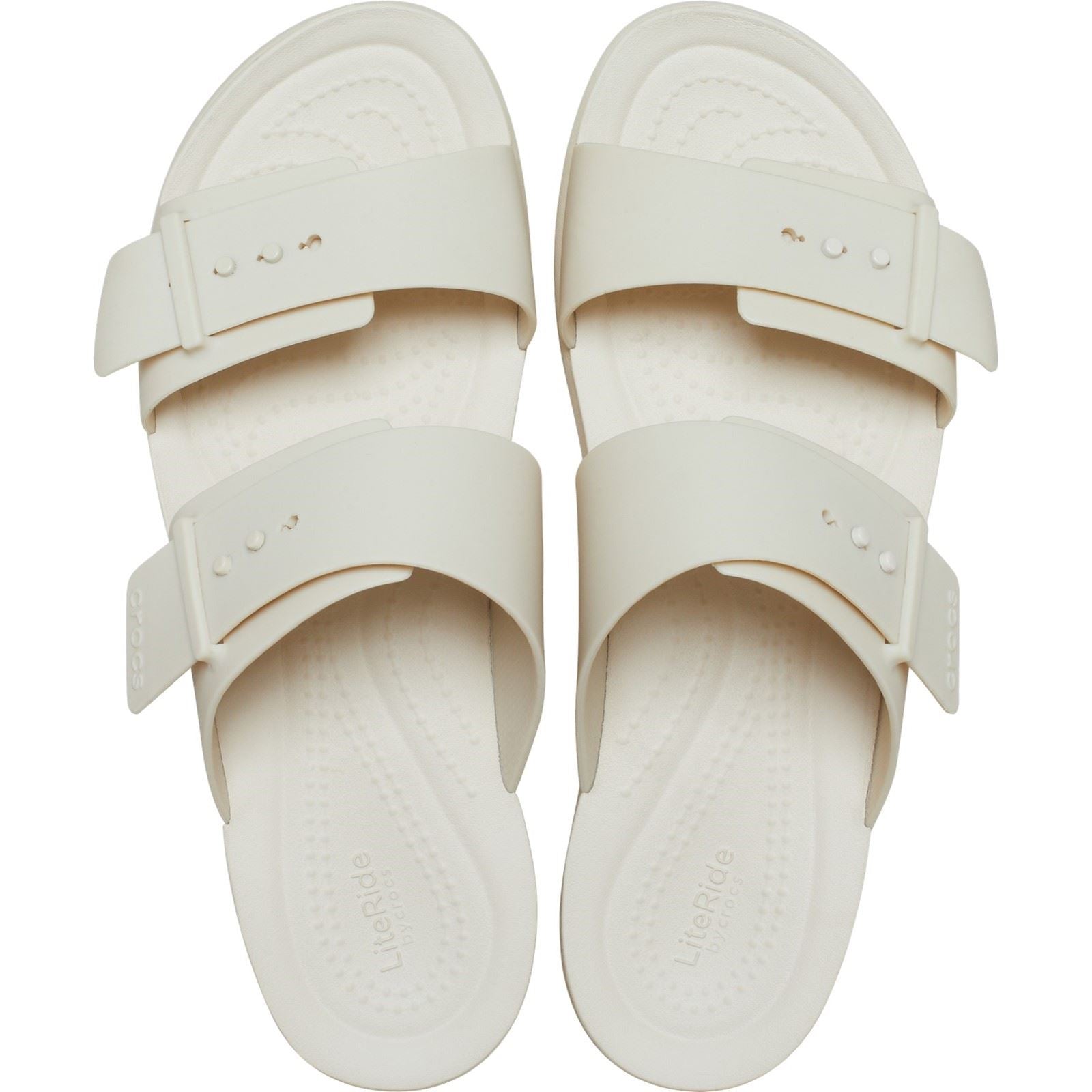 Crocs Brooklyn Buckle Sandales En Pierre De Sable Pour Femme