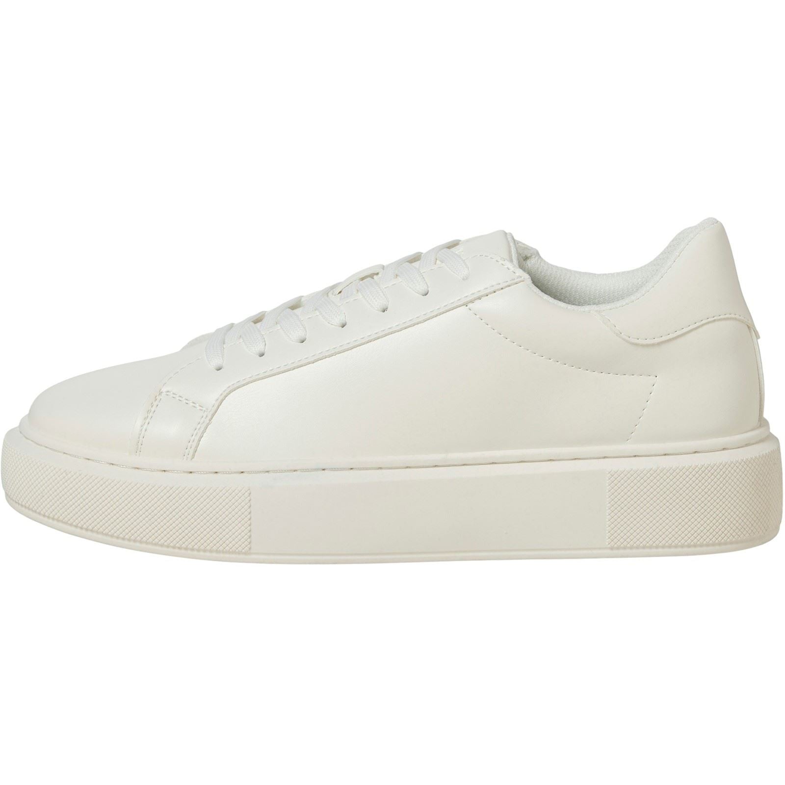 Jack & Jones Aspire Cupsole Baskets Blanches Pour Hommes En Polyuréthane