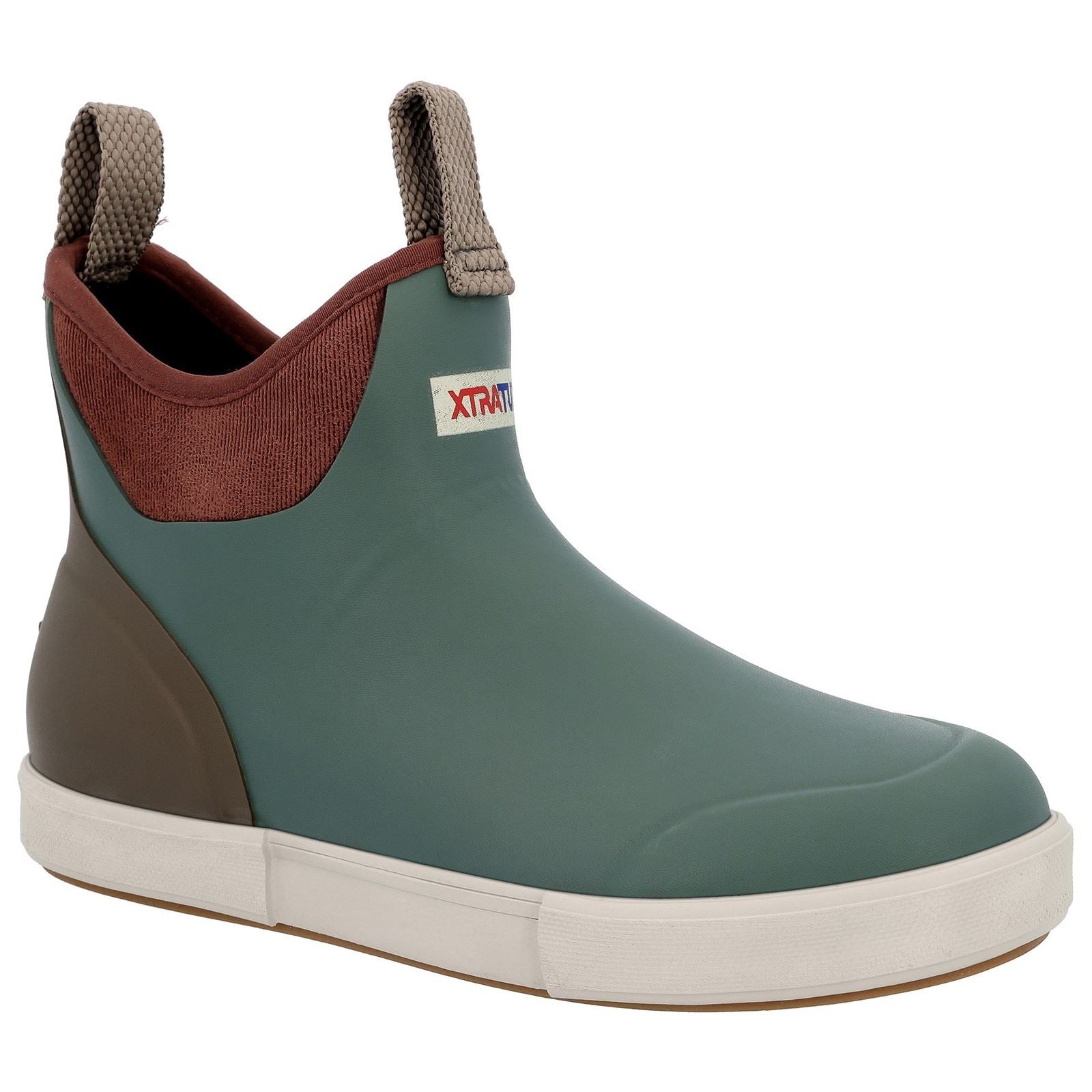 Xtratuf Bottes Wellington Vintage En Caoutchouc Vert Sauge Ankle Deck Vintage
