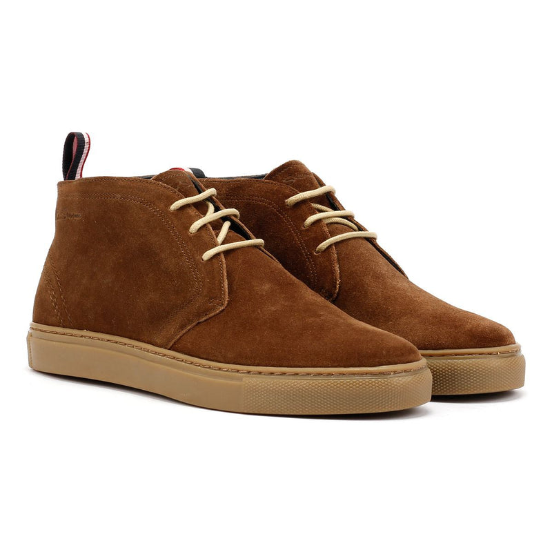 Ben Sherman Parka Bottes Pour Homme En Daim Marron