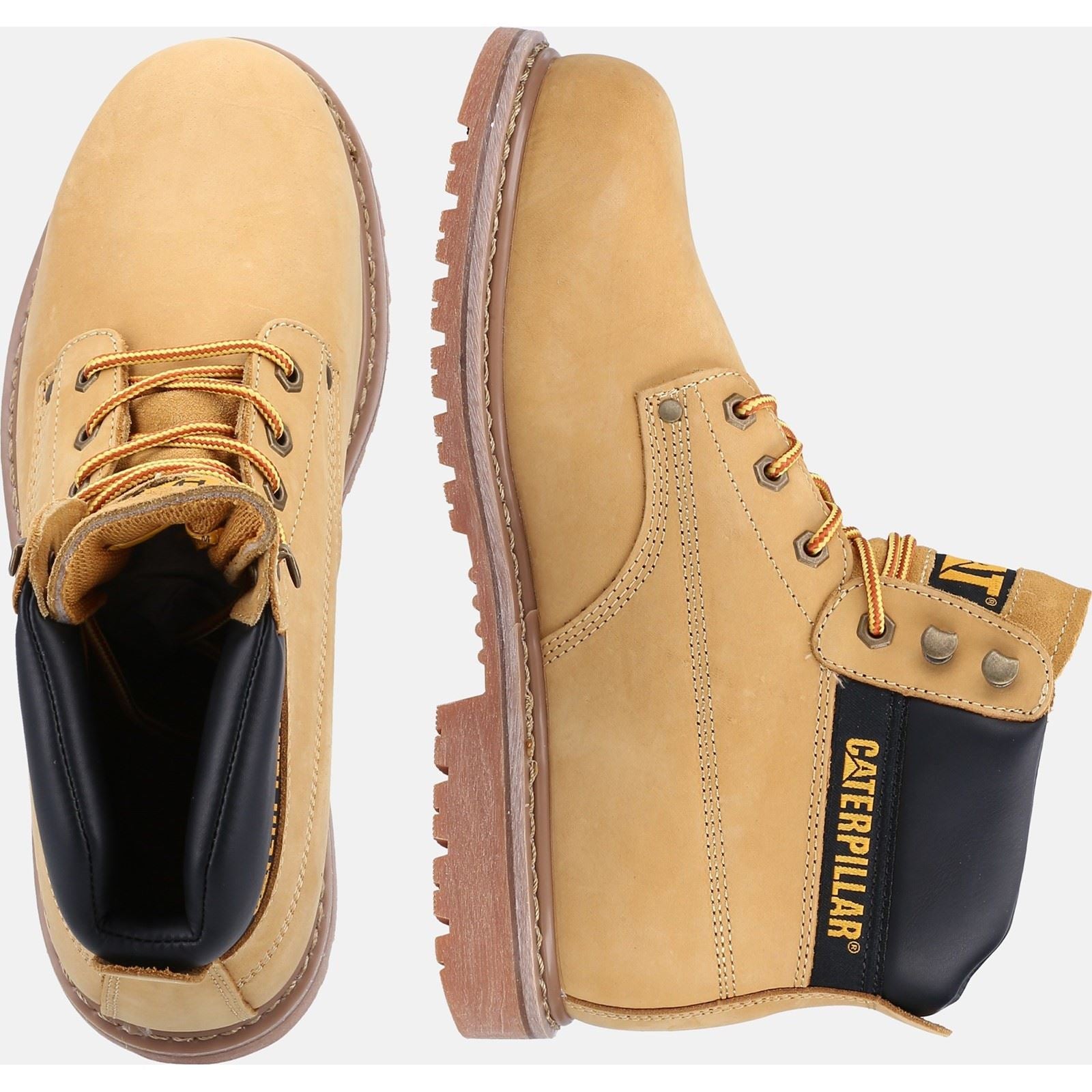 Caterpillar Bottines De Sécurité Powerplant S3 Nubuck Honey