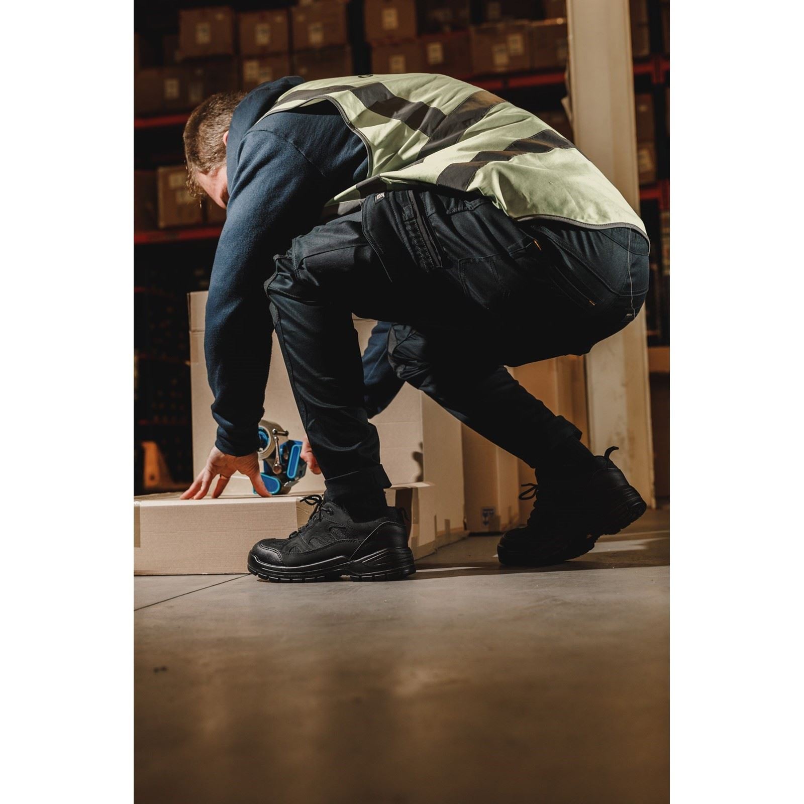 Amblers Safety Baskets De Sécurité Noires Synthétiques Fs214