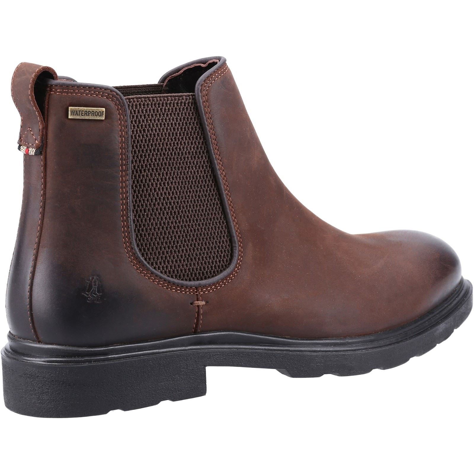 Hush Puppies Preston Chelsea Bottes En Cuir Marron Pour Hommes