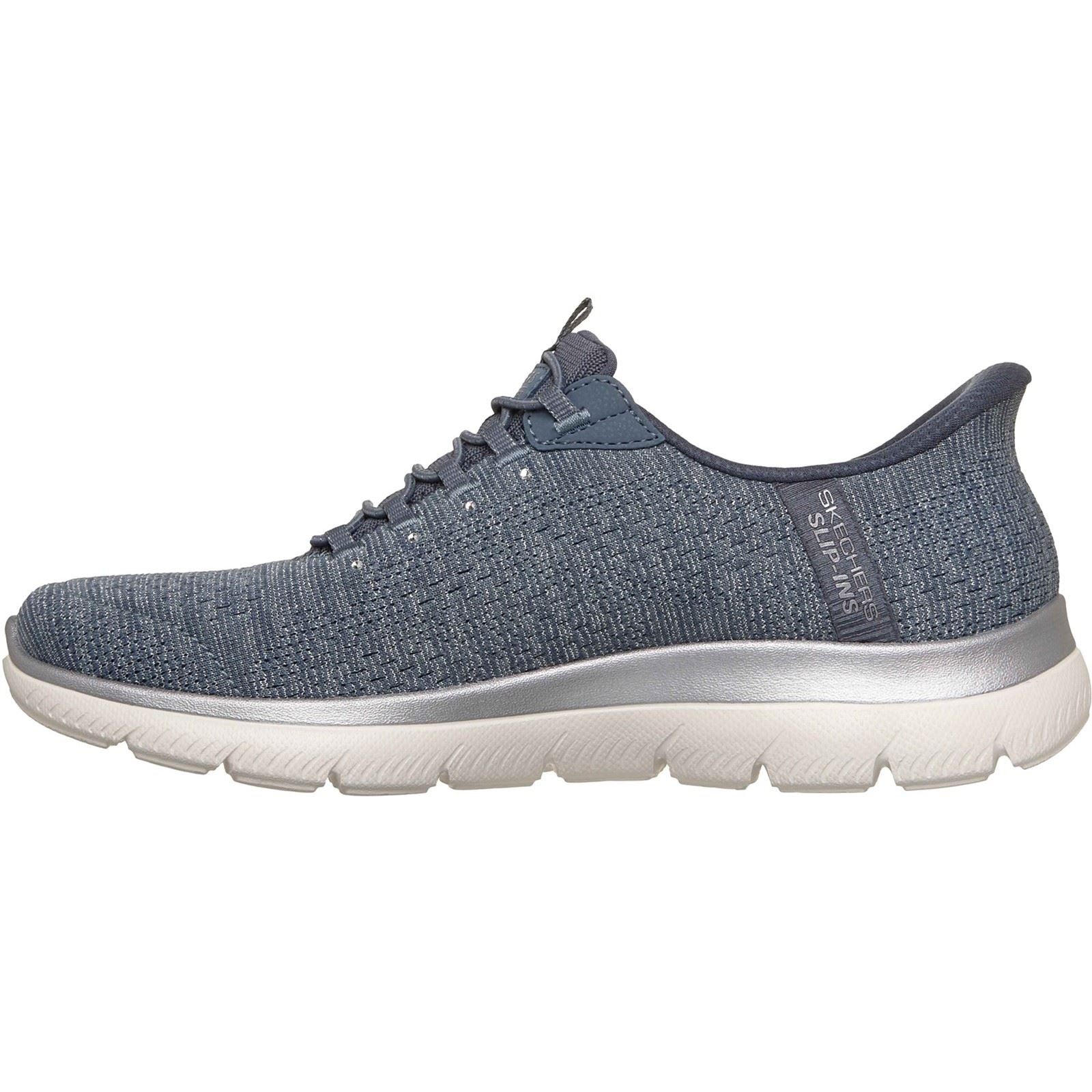 Skechers Arch Fit Summits - Soft Shimmer Baskets En Toile Pour Femmes Slate
