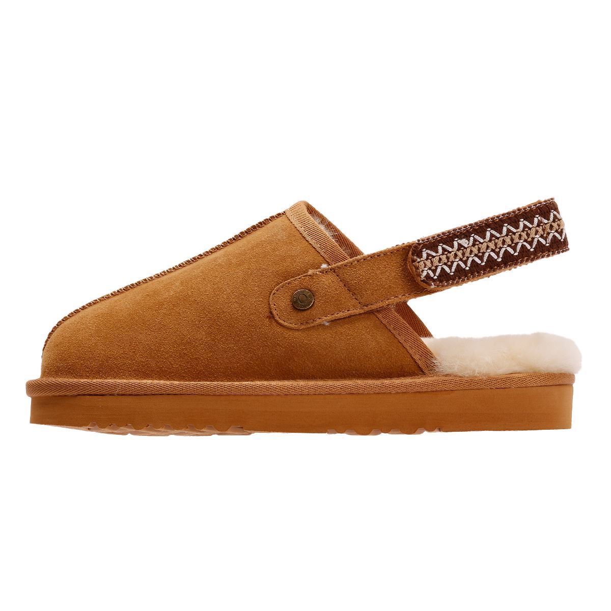 Osprey London The Constellation Chaussons En Suède Pour Femmes Marron
