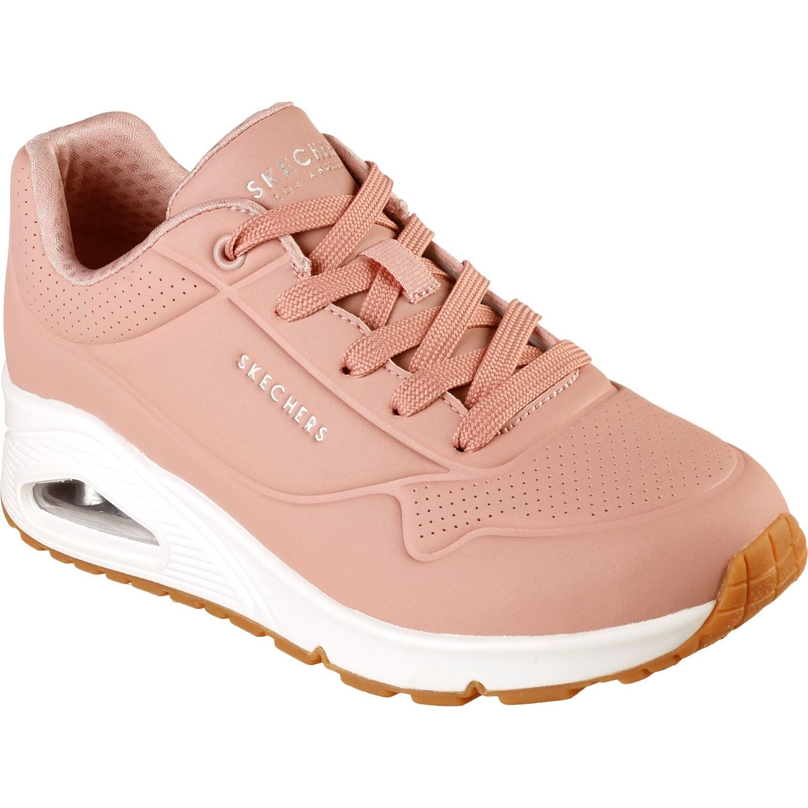 Skechers Uno Stand On Air Sneakers Rose Pour Femmes En Polyuréthane