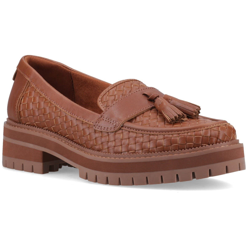TOMS Cara Woven Mocassins Pour Femmes En Marron Ambre