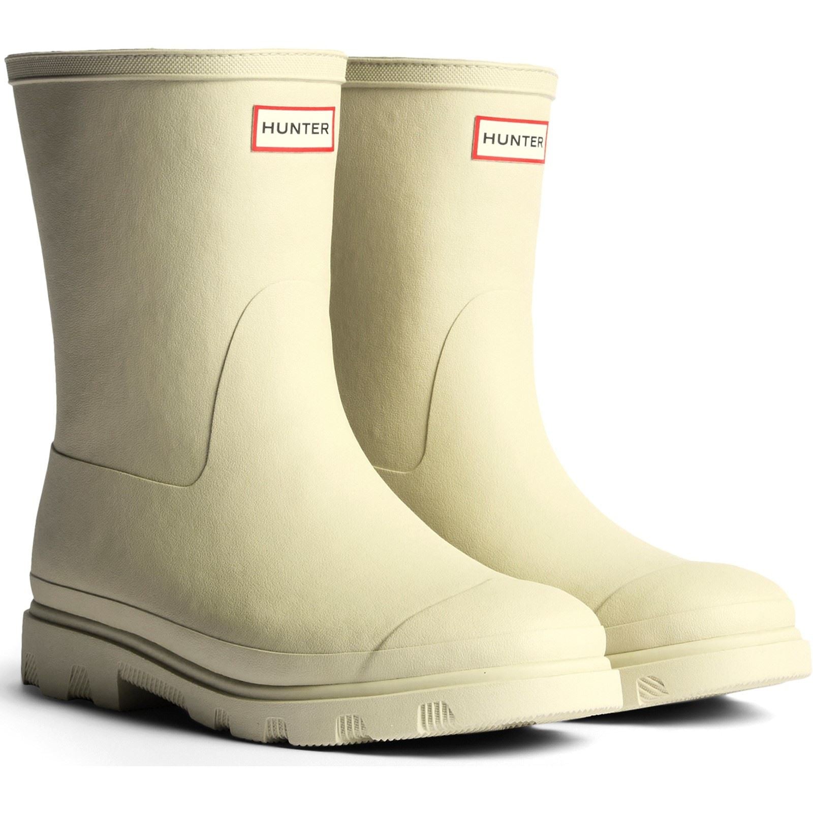 Hunter Downpour Short Insulated Bottes En Caoutchouc Pour Femmes Gravel Wellington