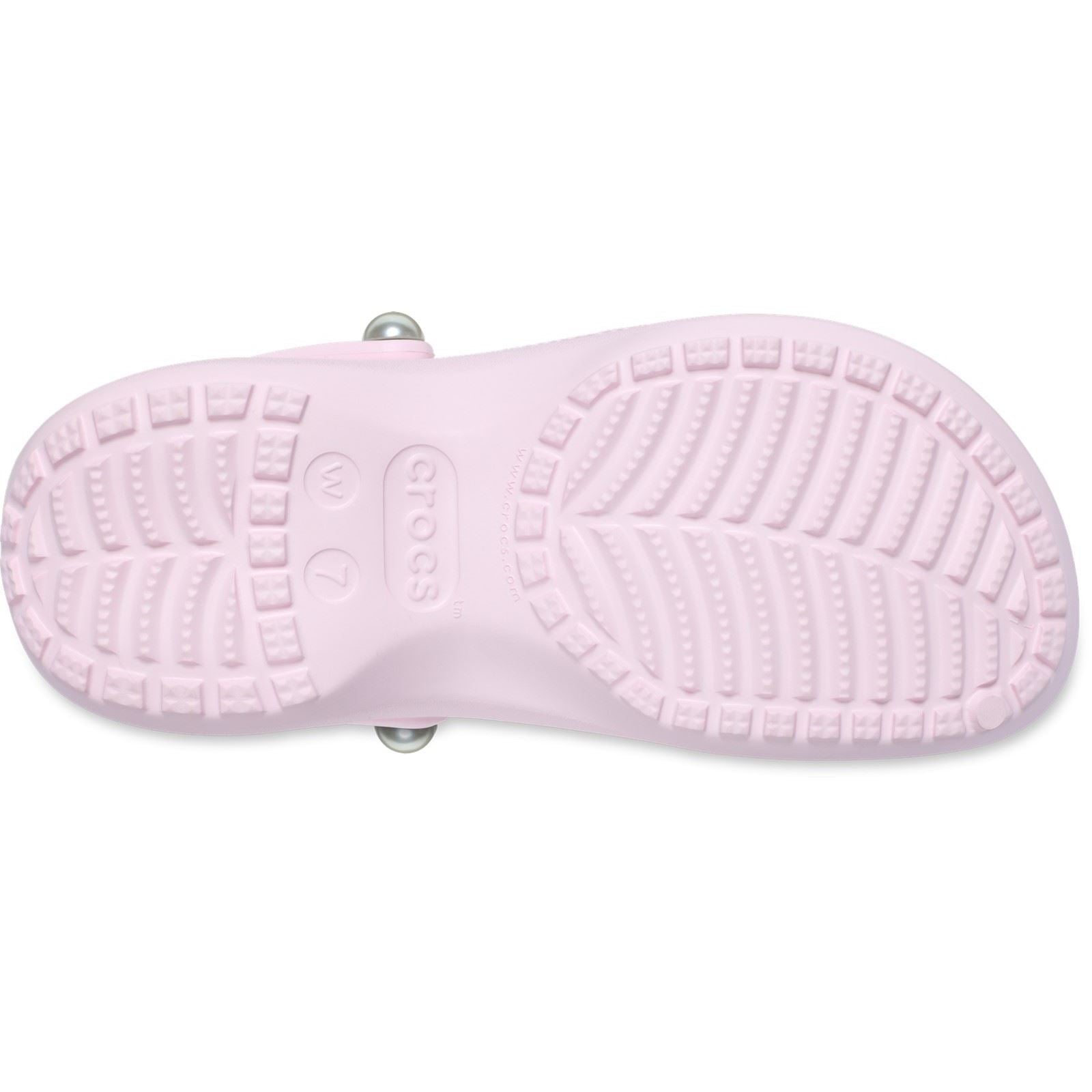 Crocs Classic Platform Sabots Roses En Thermoplastique Pour Femmes