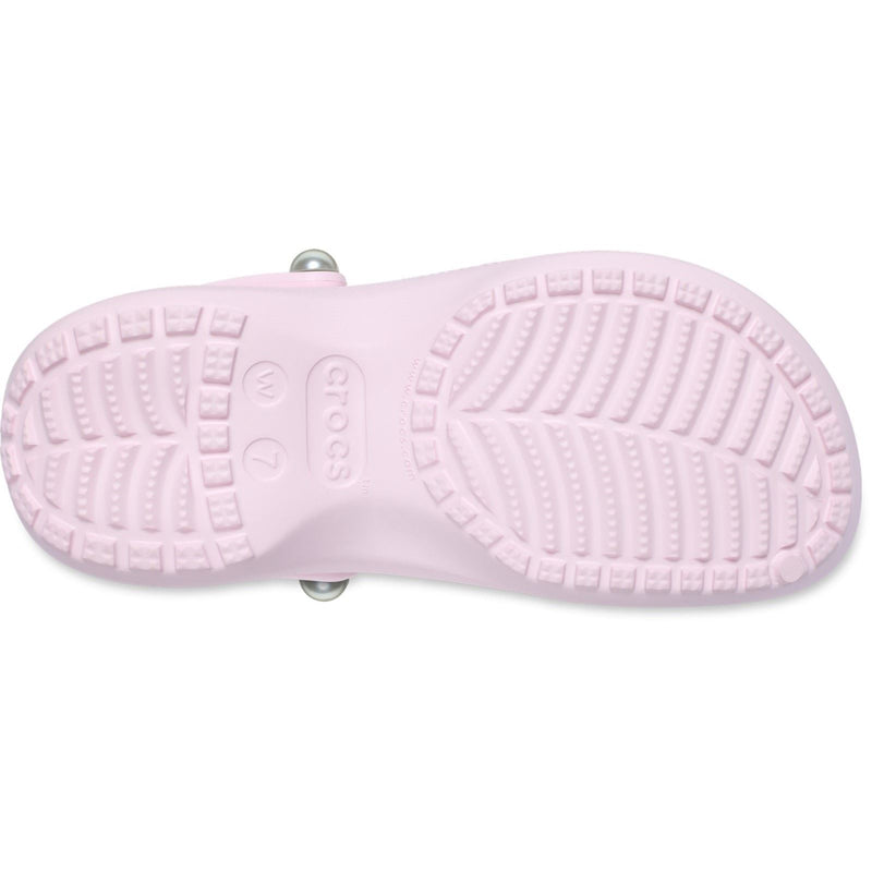 Crocs Classic Platform Sabots Roses En Thermoplastique Pour Femmes