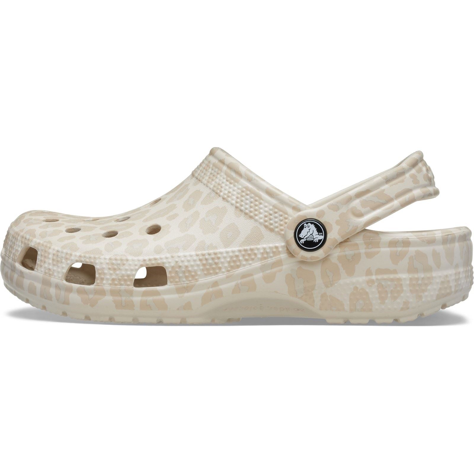 Crocs Classic Animal Sabots Eva Femme Couleur Amande/Imprimé Léopard
