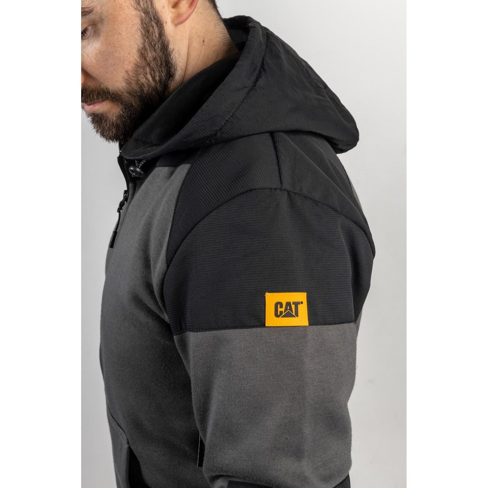 Caterpillar Trade Sweatshirt Noir Pour Homme En Polyester