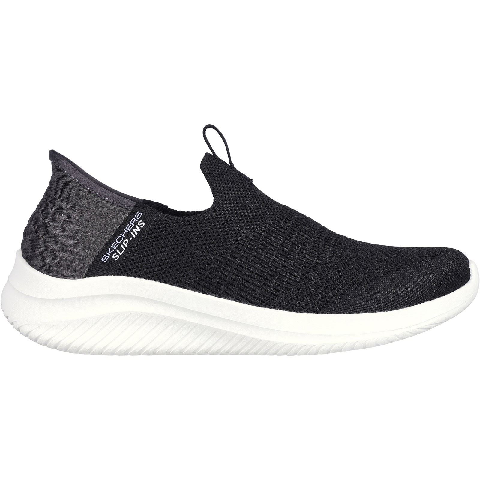 Skechers Ultra Flex 3.0 Smooth Step Sneakers Noires Pour Femmes En Textile