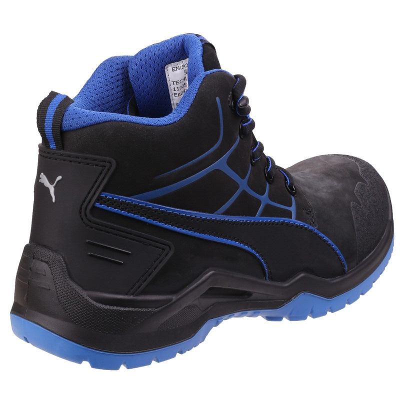 Puma Safety Bottes De Sécurité En Nubuck Bleu Krypton