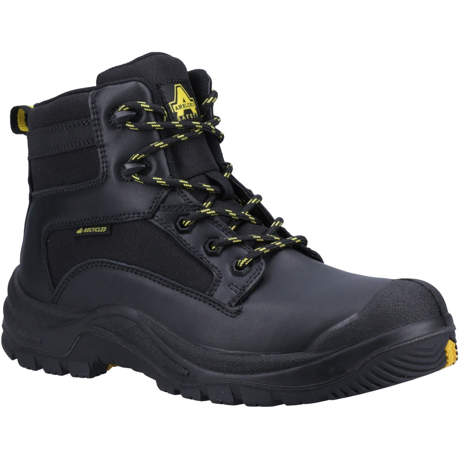 Amblers Safety Bottes De Sécurité En Cuir Noir 501R S1P