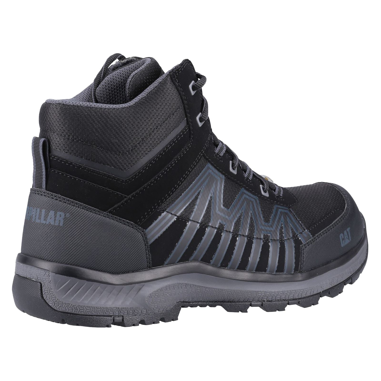 Caterpillar Bottes De Randonnée Noires Charge Pu/Mesh/Tpu