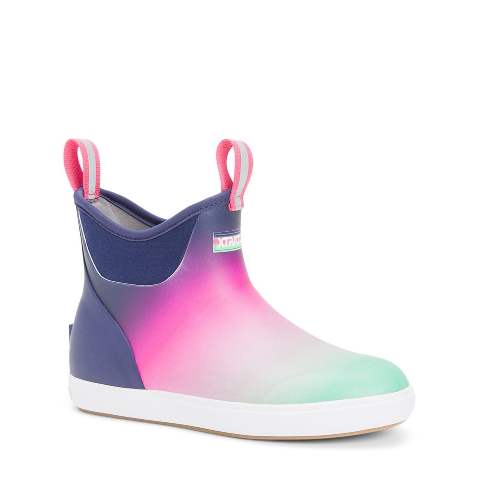 Xtratuf Bottes De Pluie Aurora Wellington En Caoutchouc Violet À Cheville