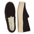 TOMS Canvas Valencia Femmes Black Espadrilles