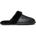 Crocs Classic Fuzz Scuff Sabots Noirs Pour Hommes En Thermoplastique