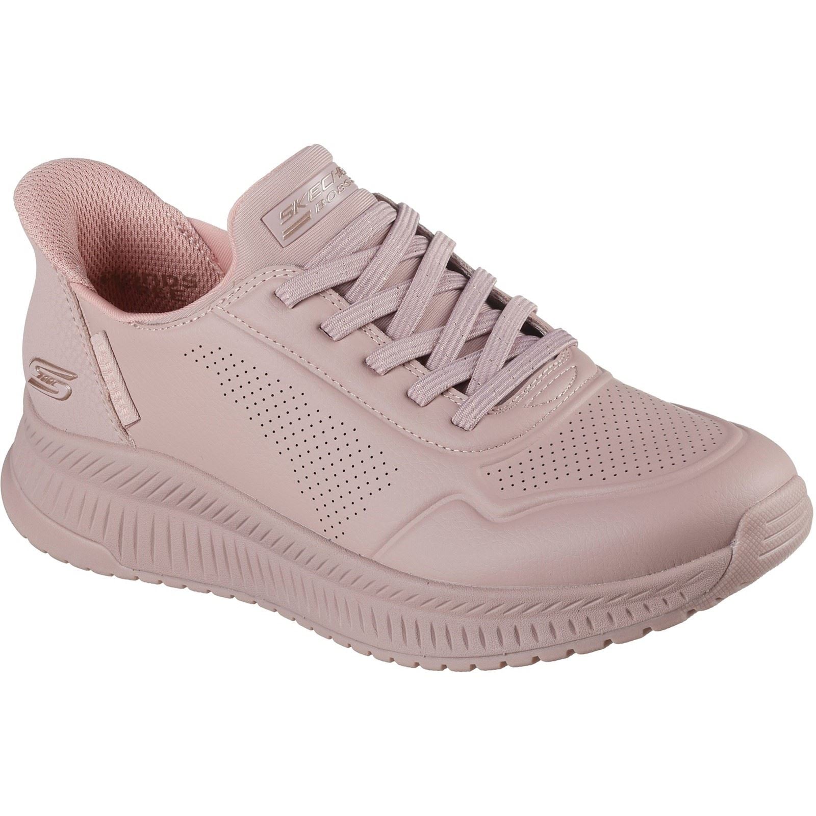 Skechers BOBS Squad 4 Key Look Baskets Pour Femmes En Rose