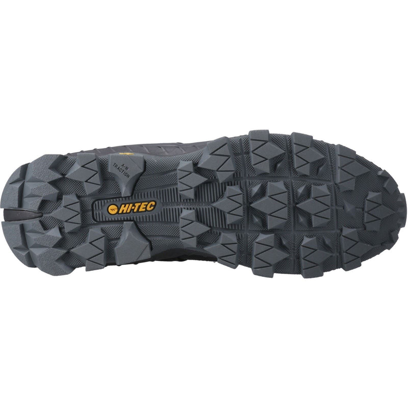 Hi-Tec Rainier Chaussures De Randonnée Noires Pour Homme En Polyester