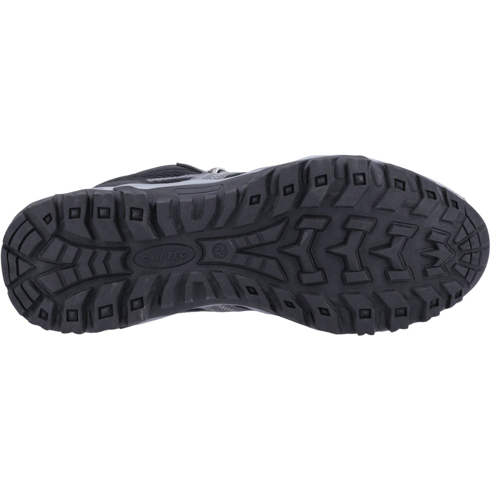 Hi-Tec Jaguar Mid Chaussures De Randonnée Pour Homme En Polyester Gris/noir/citron