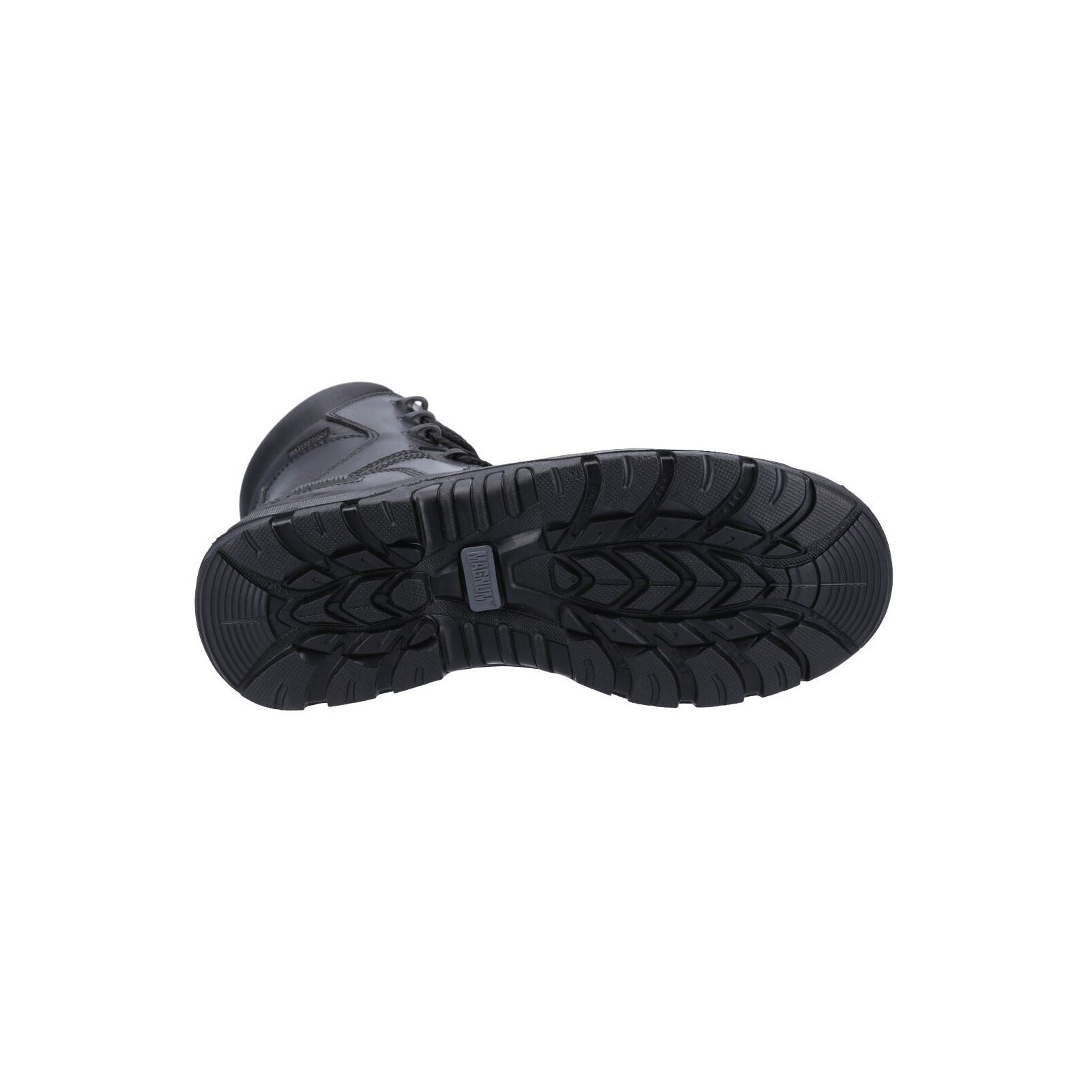 Magnum Bottes De Sécurité Noires En Cuir Avec Fermeture Éclair Latérale Rigmaster