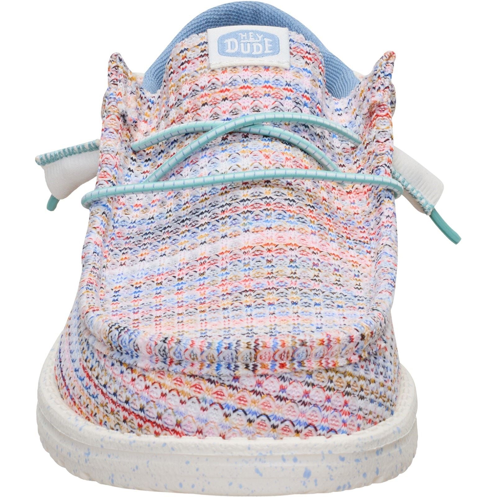 HEYDUDE Wally Funk Multi Mesh Mocassins Pour Hommes En Polyester Égrets/Multi