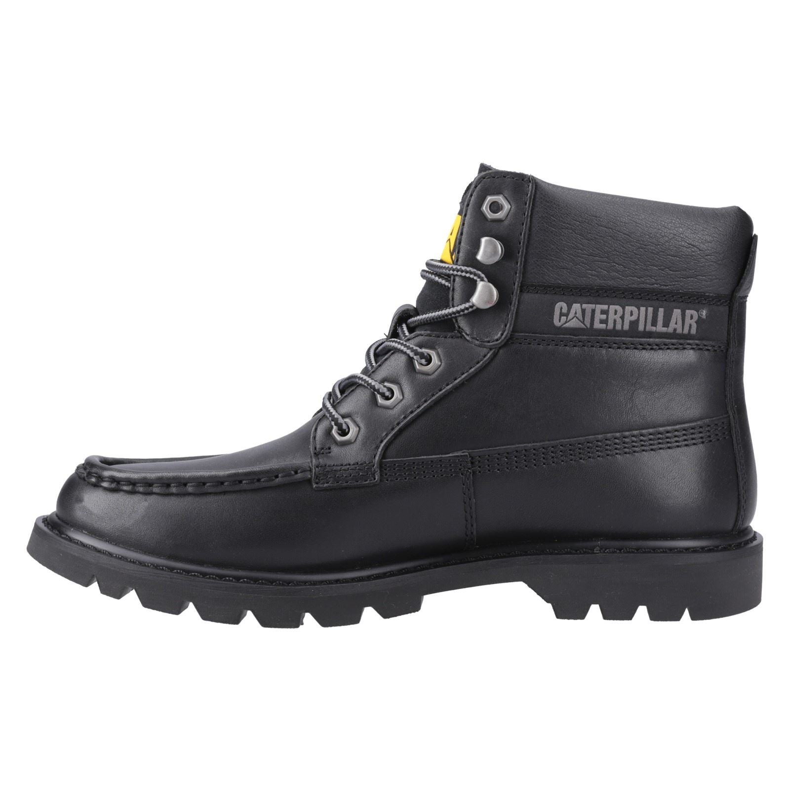 Caterpillar Colorado Moc Toe Bottines En Cuir Pour Hommes Noires