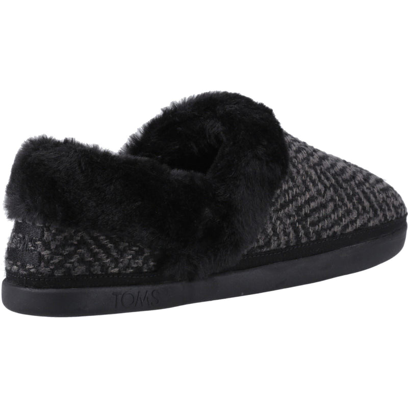 TOMS Oslo Chaussons Noirs Pour Femmes En Polyester
