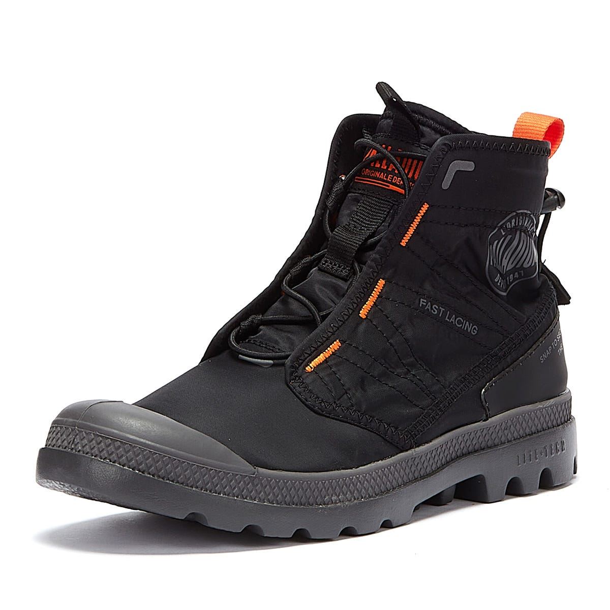Palladium Pampa Travel Lite Bottes noires pour hommes